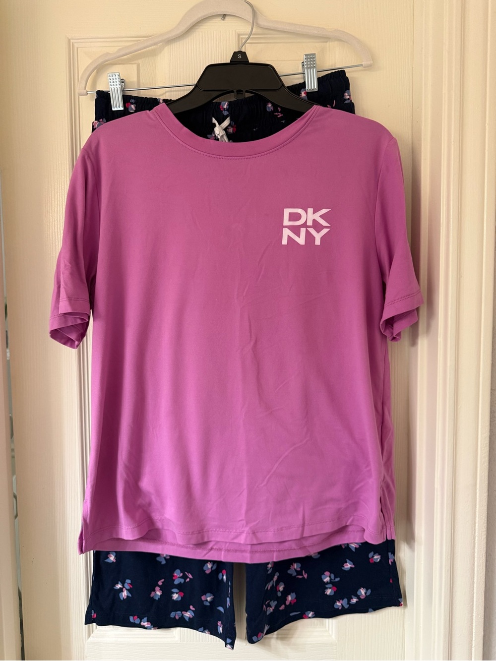 DKNY Pink Short Sleeve Logo Tee